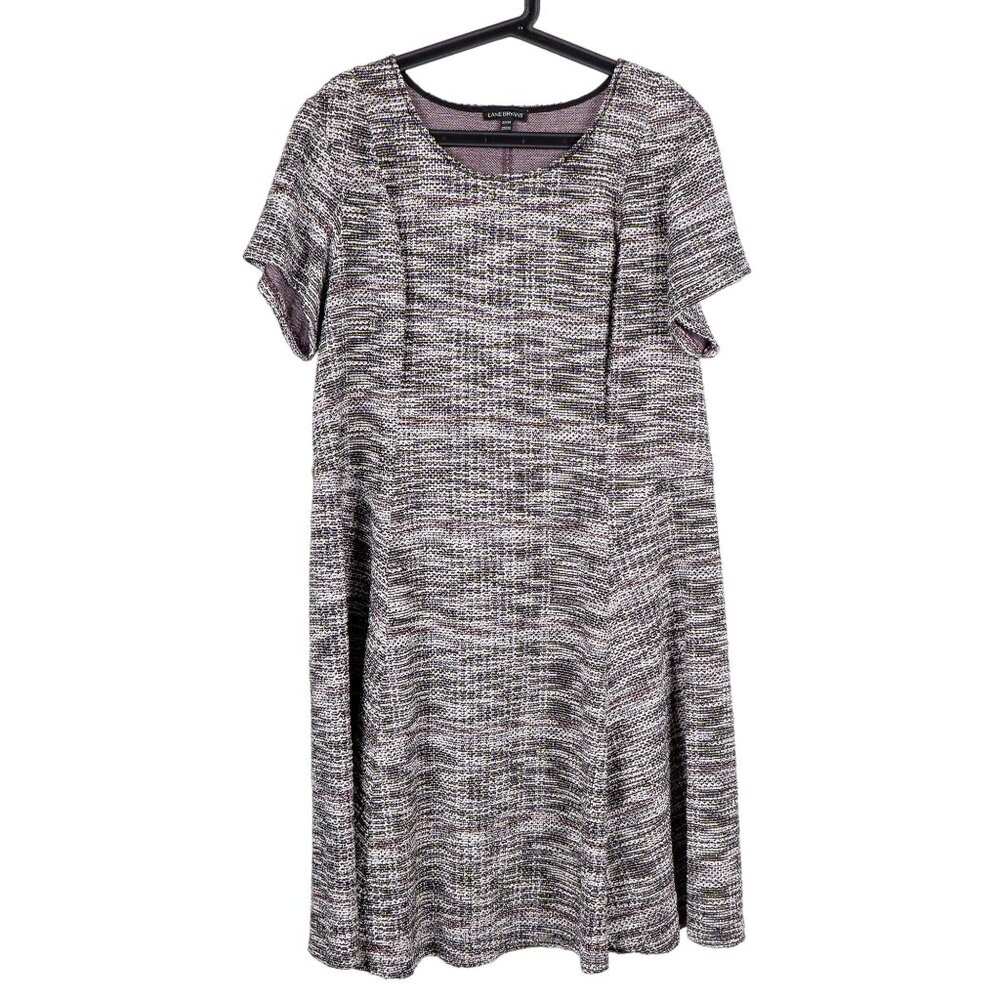 Lane Bryant Black and White Midi Dress
